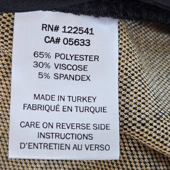 BAR By Melis Kozan XL Tiger Stripe Lightweight Sweater Yellow Black Comfy - Picture 7 of 11